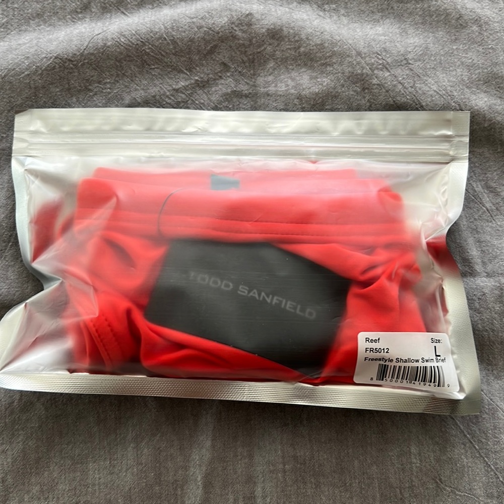 Todd Sanfield Reef Freestyle Shallow Swim Brief Size Large